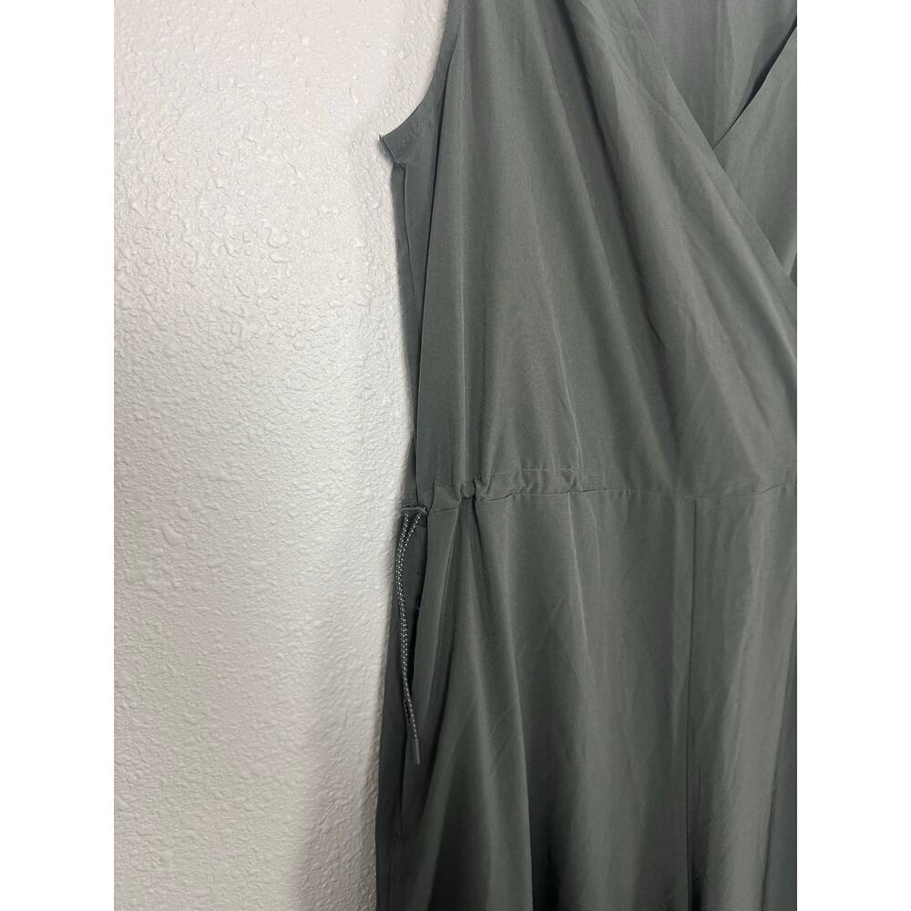 Title Nine Round Trip Jumpsuit Gray Wide Leg Travel Minimalist M - Picture 6 of 8